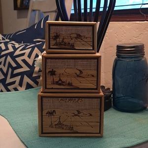😀3/15.00 Bamboo nesting boxes from the Philippines